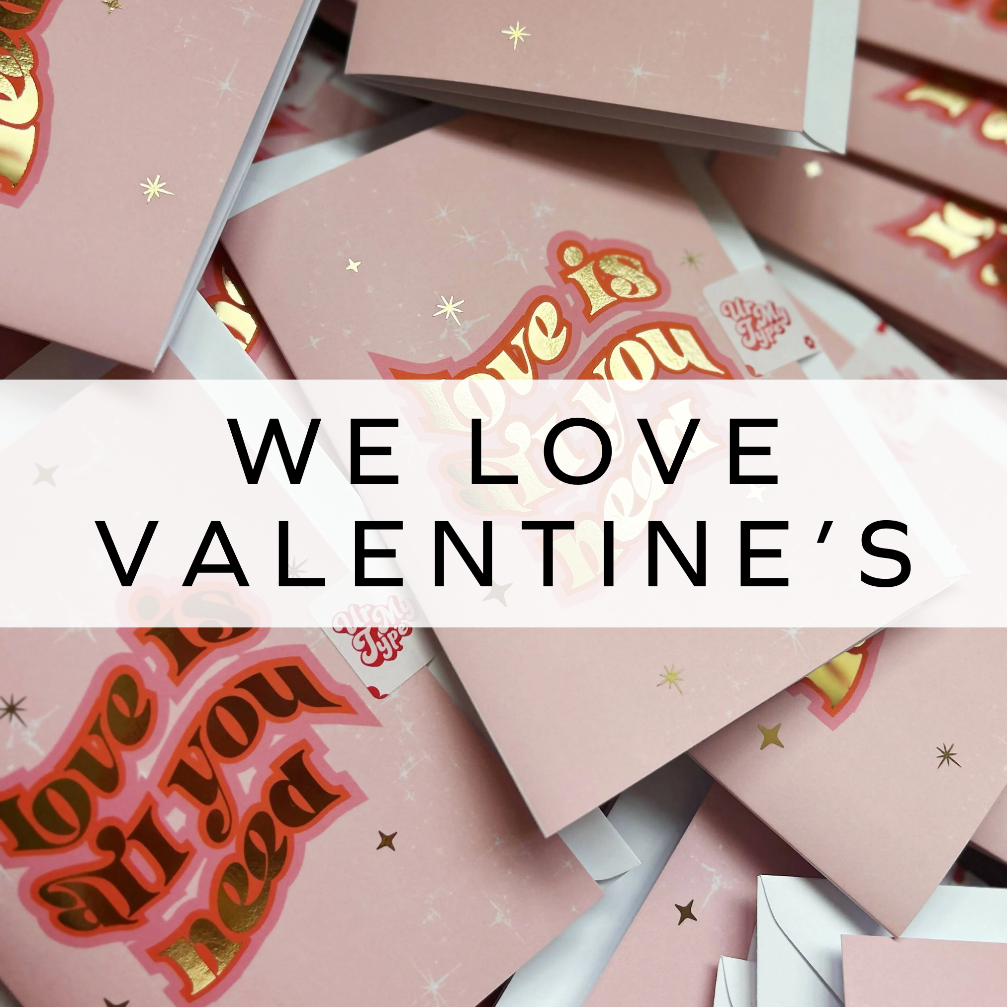 A stack of pink Valentine's Day cards, featuring romantic designs and heartfelt messages, perfect for expressing love and affection.
