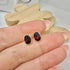 GARNET STUD EARRINGS