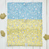 Linen Tea Towel - Beach Design in Yellow