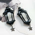 Handmade Gothic Lantern Resin Earrings