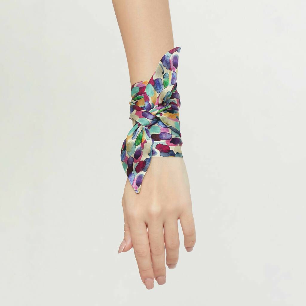 Silk Skinny Scarf | Elegant Accessories | Art & Soul