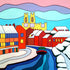 Original Painting - Beckside In Snow
