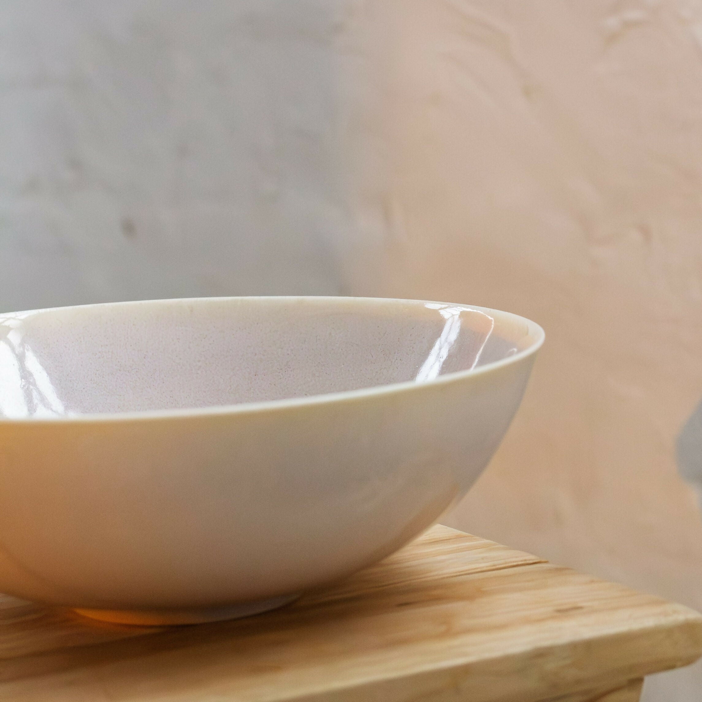 Hand Thrown Porcelain Wide Bowl