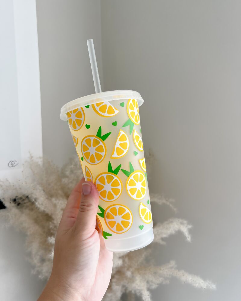 Summertime Lemons 24oz Cold Cup