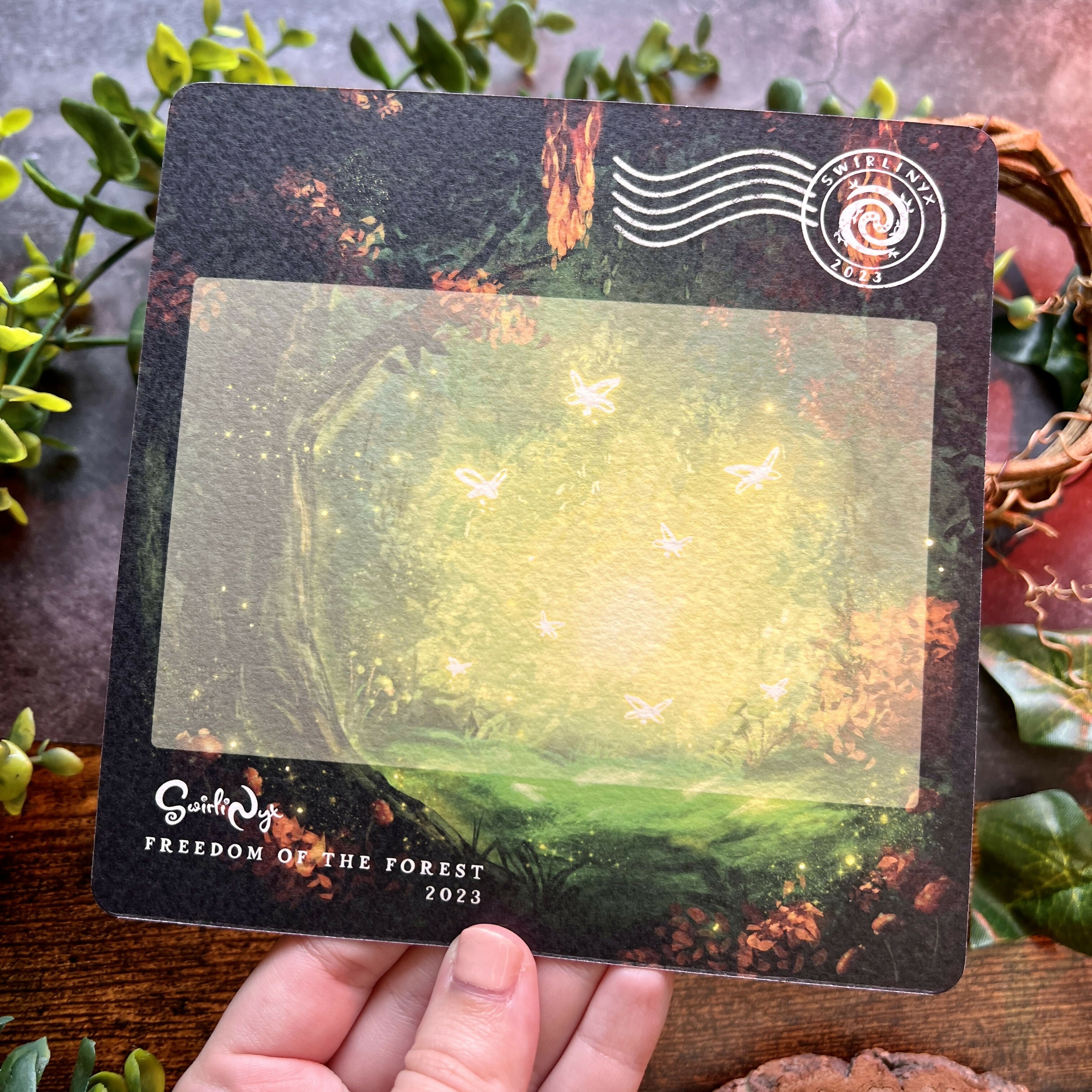 Forest Art Print Postcard | Magical Woodland | Art & Soul