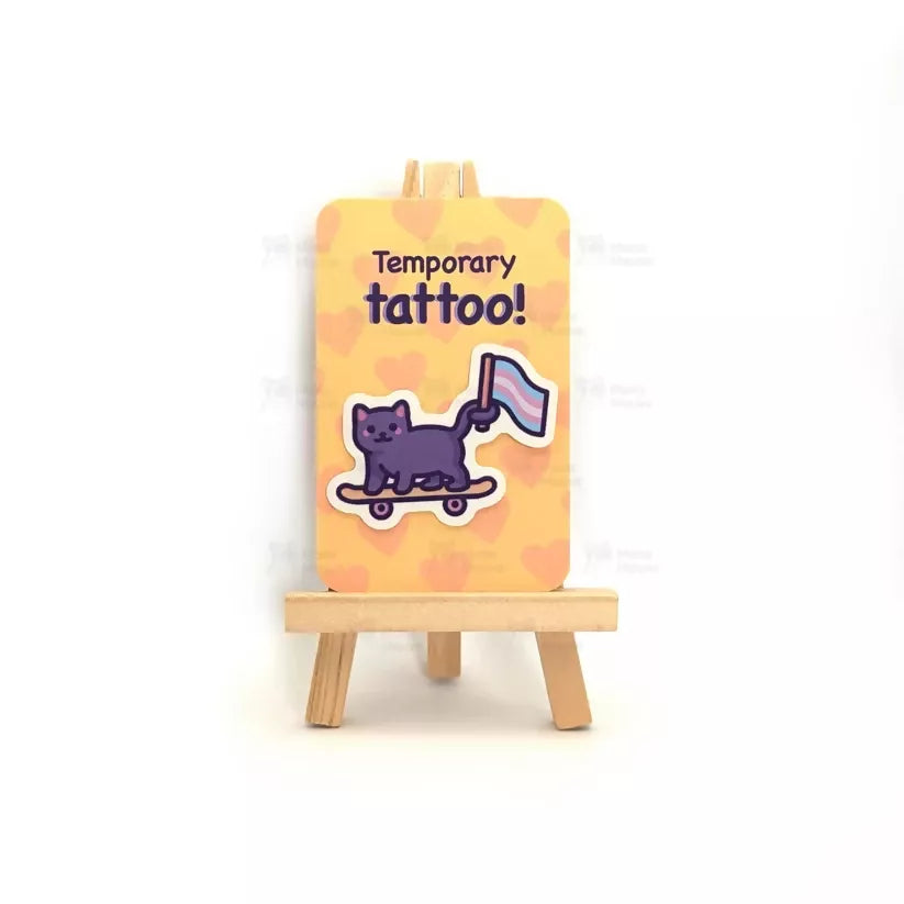 Temporary Tattoos - Cat Themed - Sold Individually