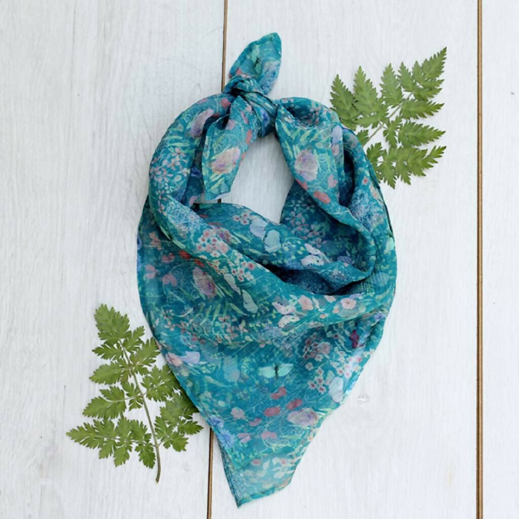 Chiffon Silk Neckerchief | Versatile & Stylish Accessory | Art & Soul