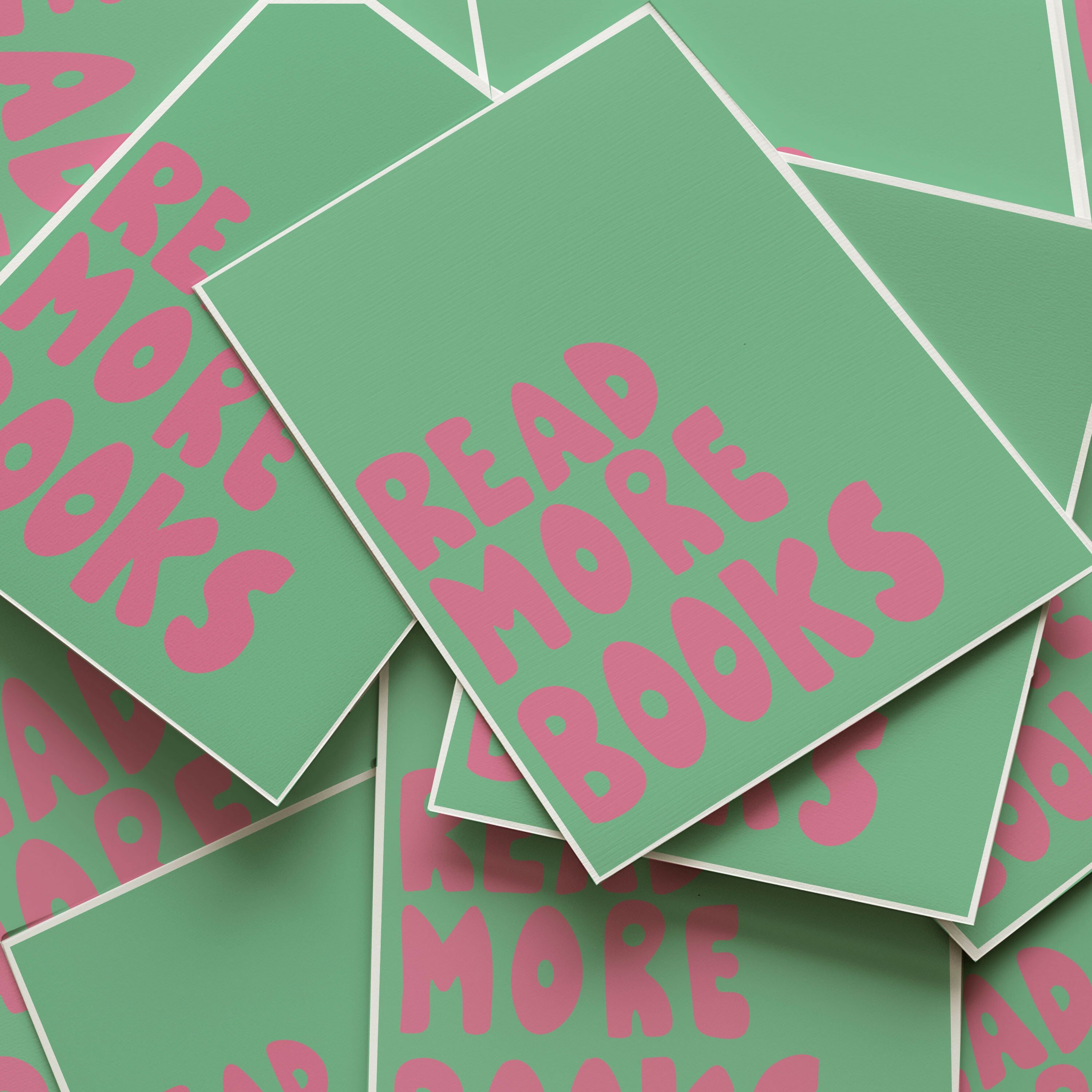 READ MORE BOOKS BOOKISH ART PRINT