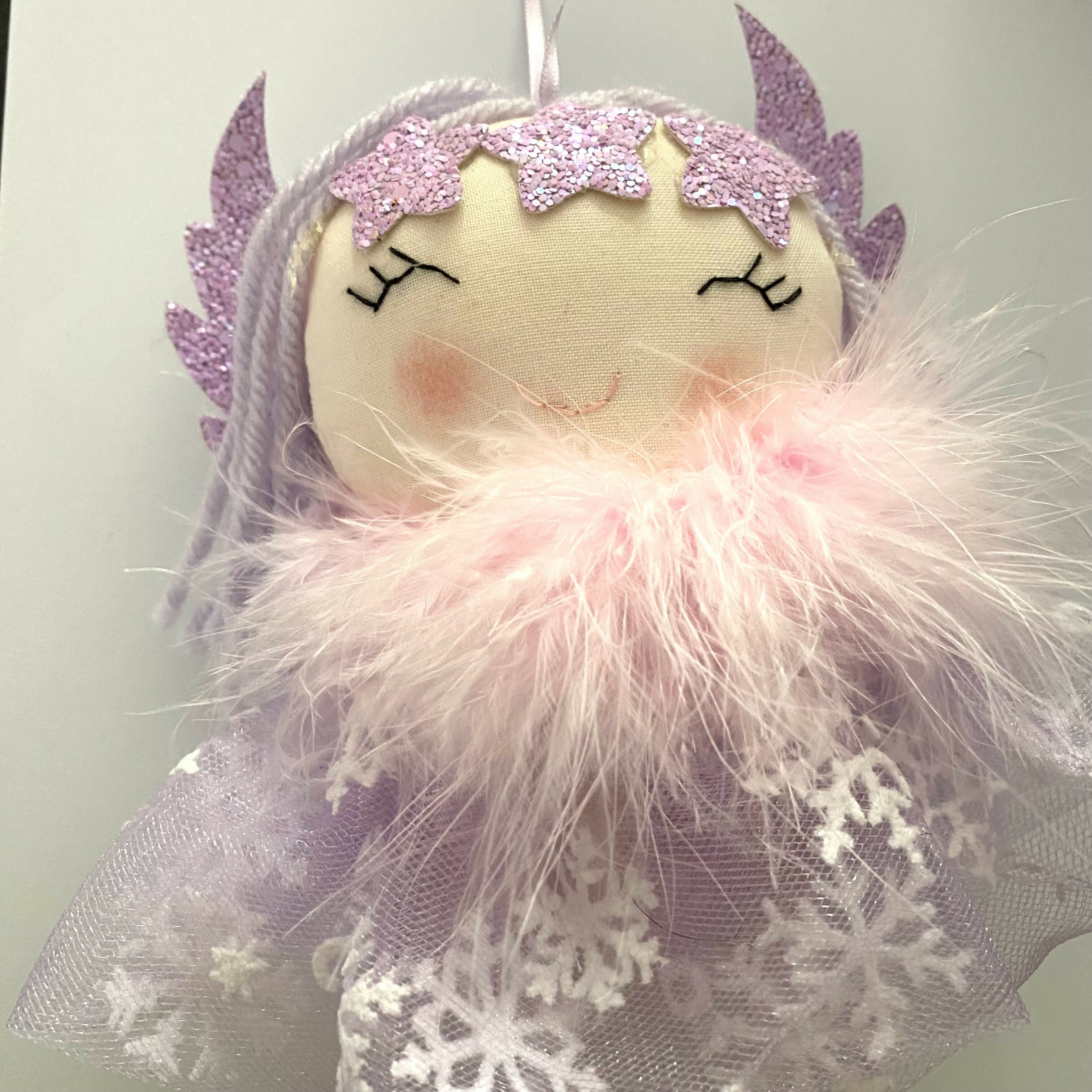 Lilac Hanging Angel