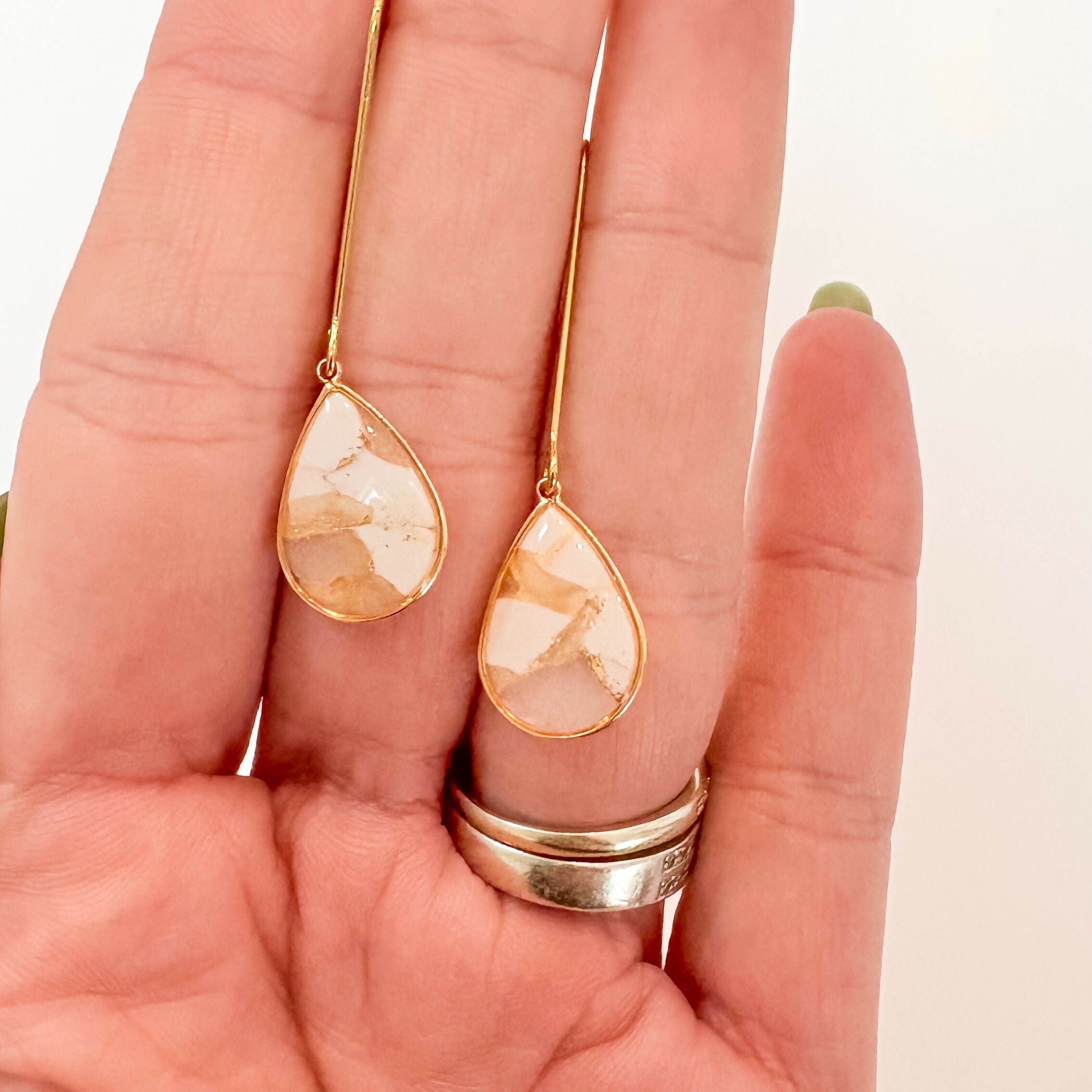 Long Teardrop Earrings