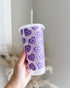 Retro Hearts 24oz Cold Cup