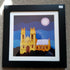 Moon over Minster framed