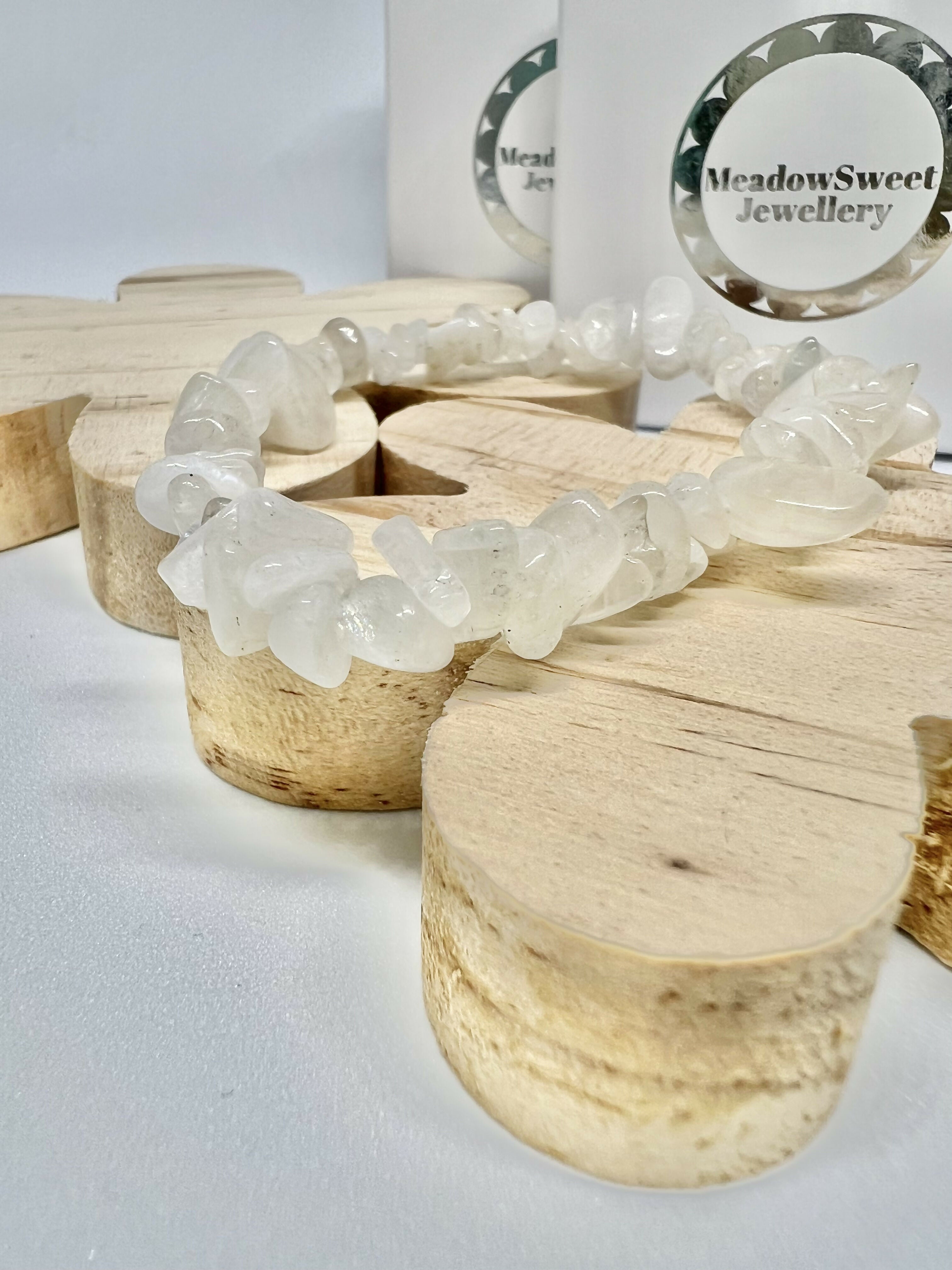 Moonstone Chip Bracelet