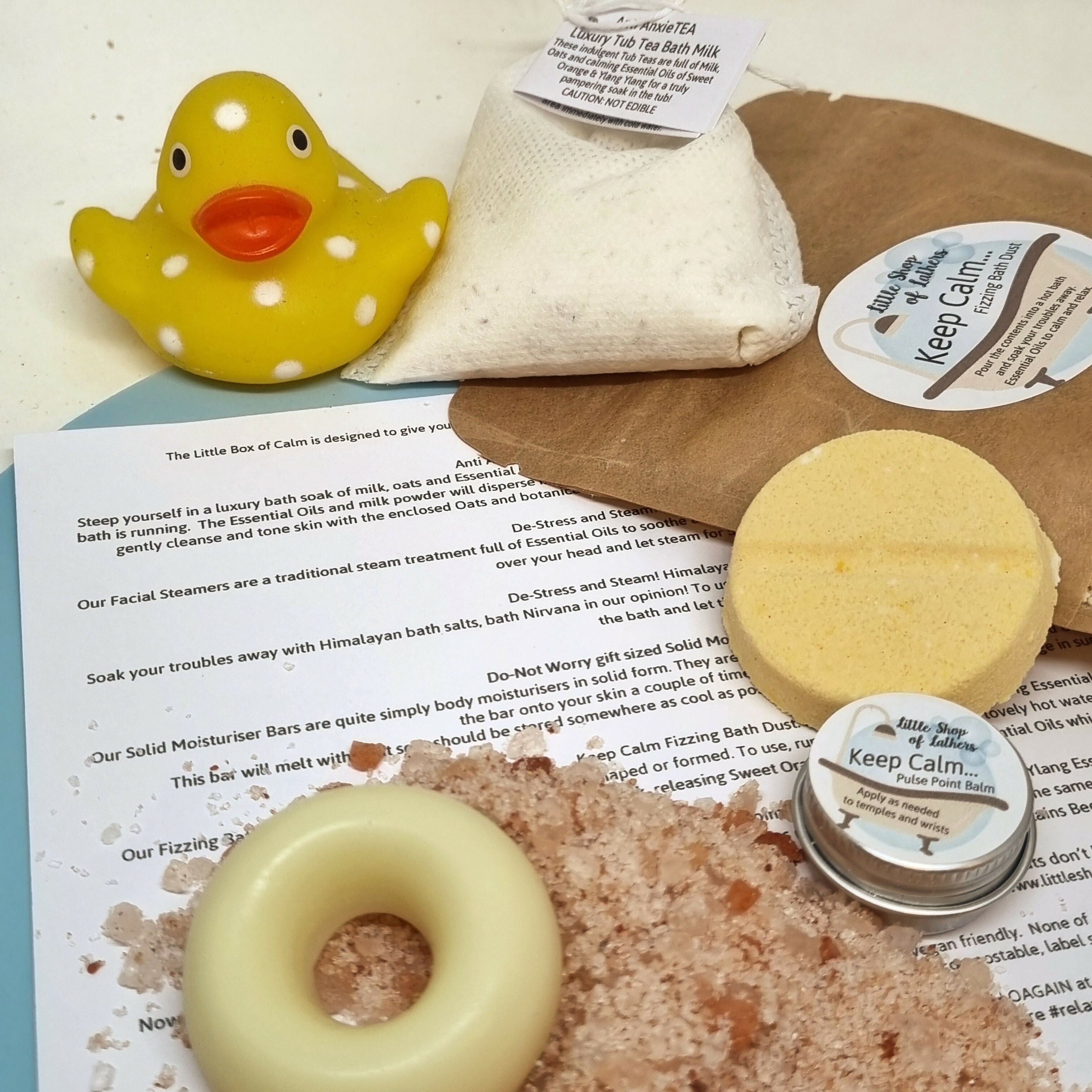 little box of calm products main