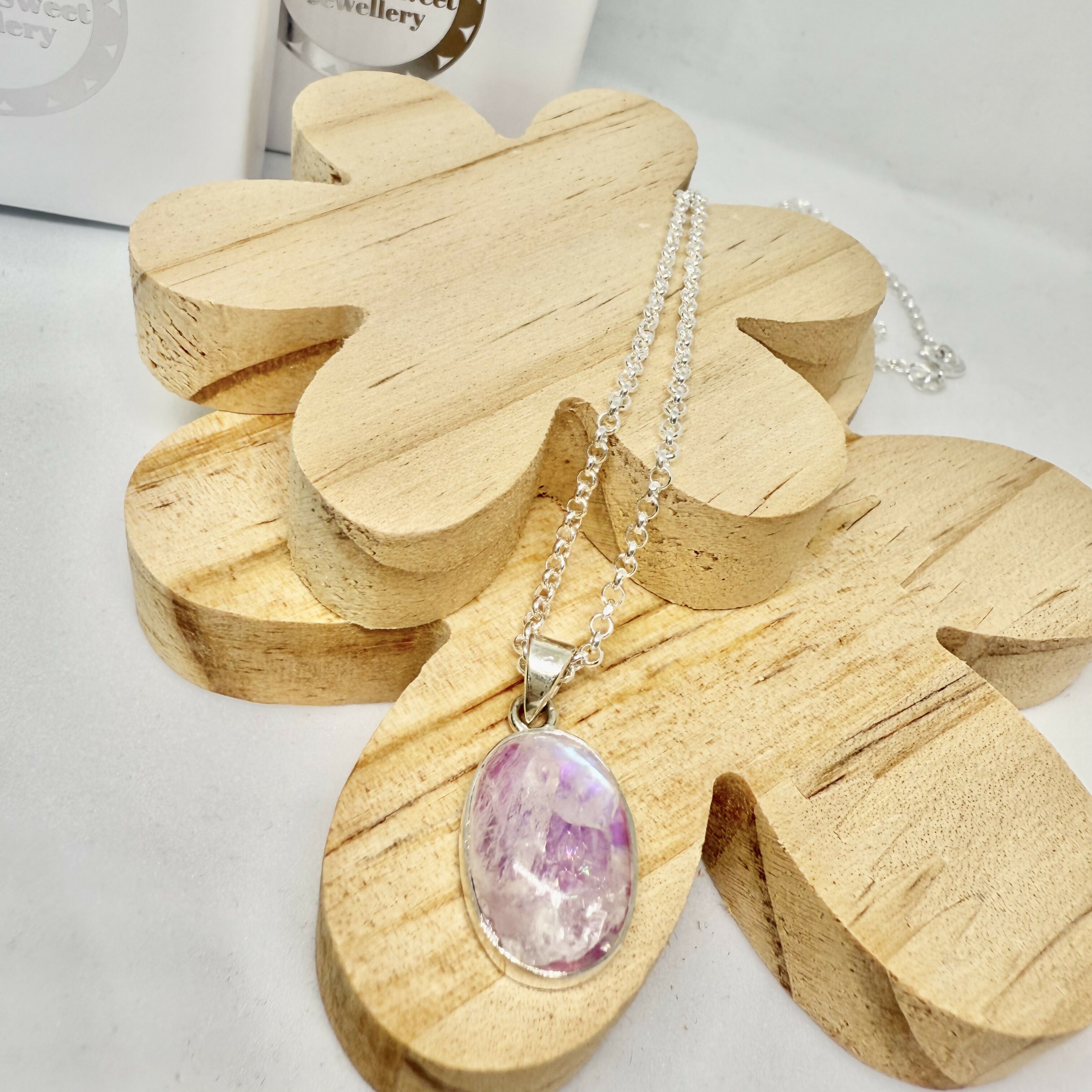 PINK MOONSTONE NECKLACE