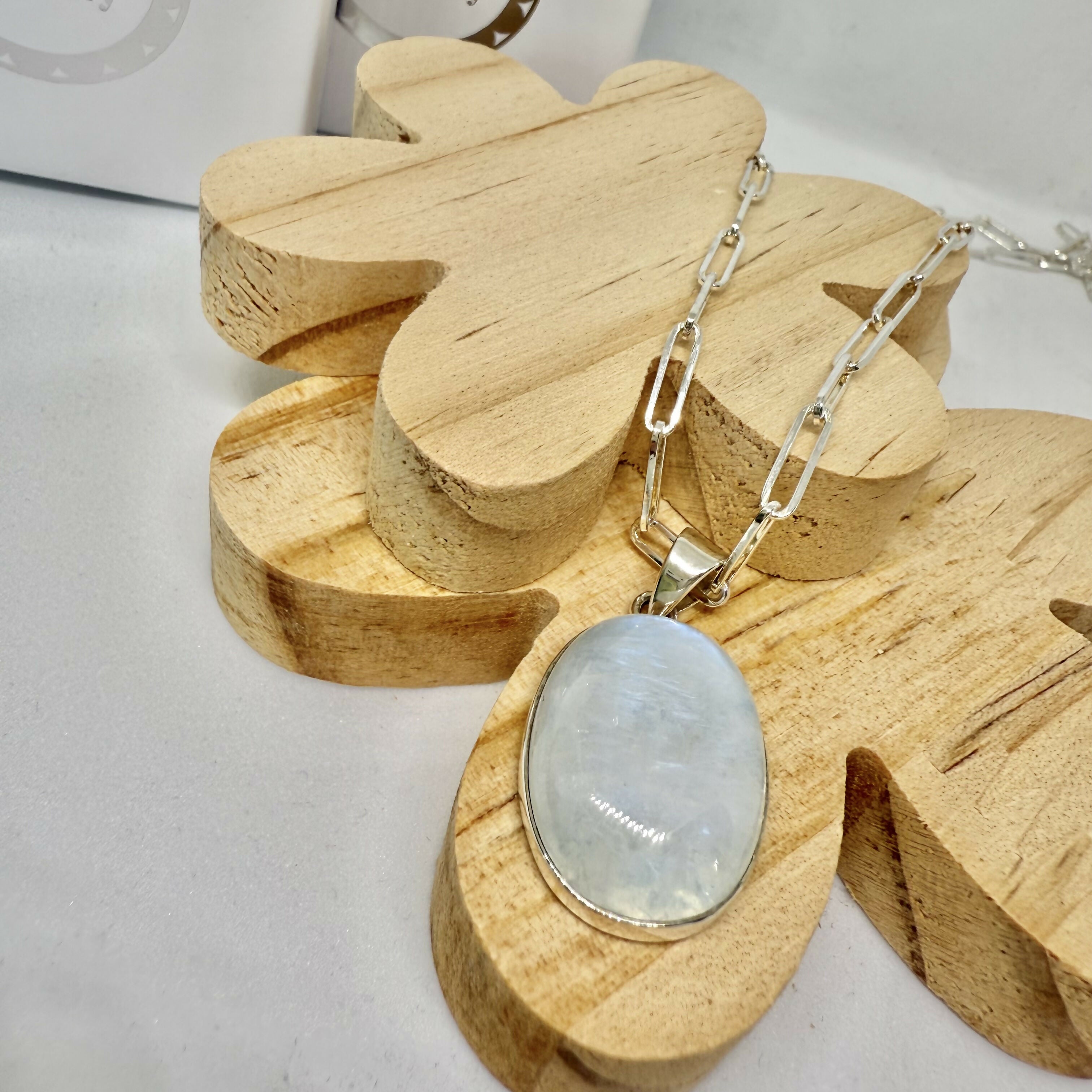 BLUE MOONSTONE NECKLACE