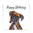 BOXER DOG GREETINGS CARD
