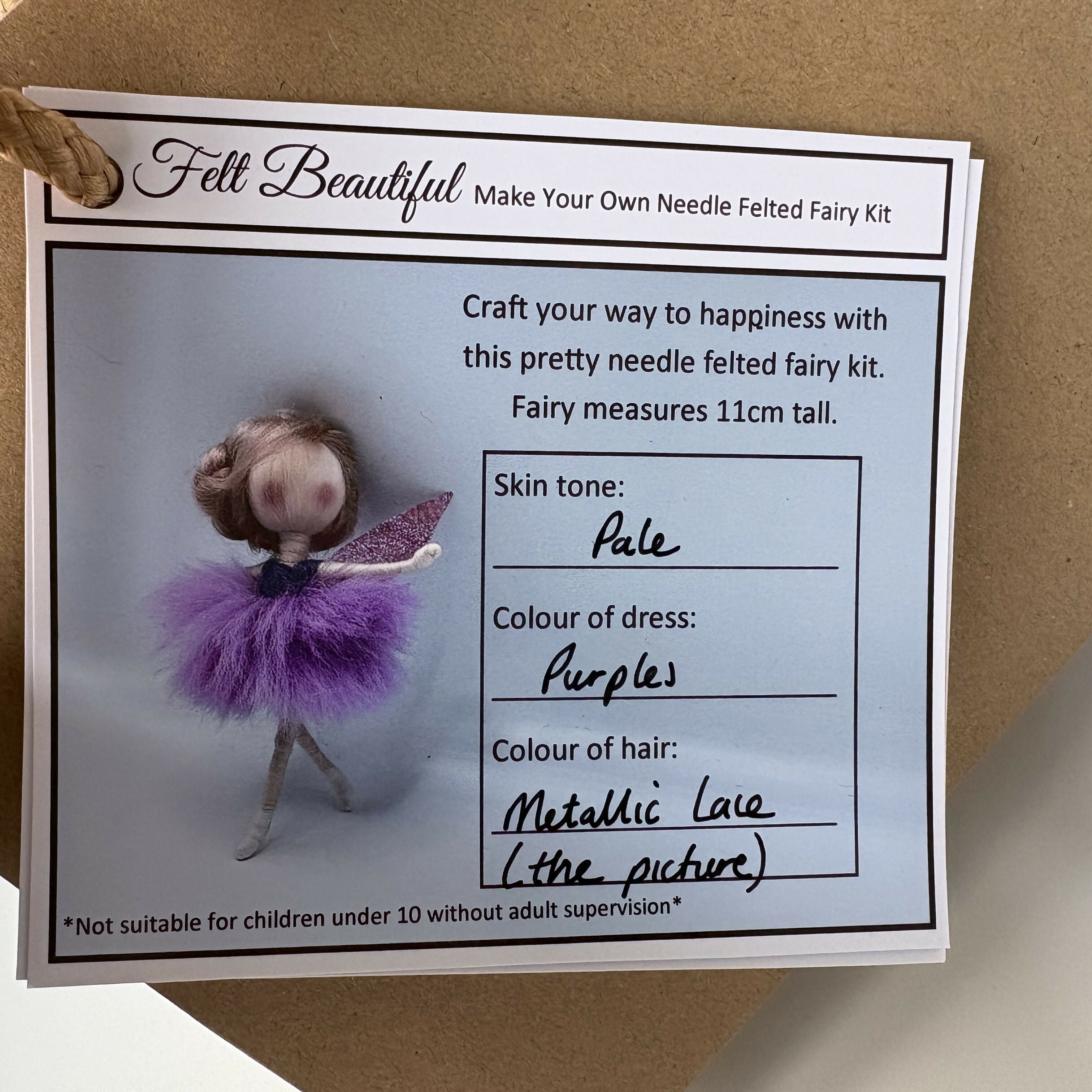 Make Your Own Tutu Fairy Kit