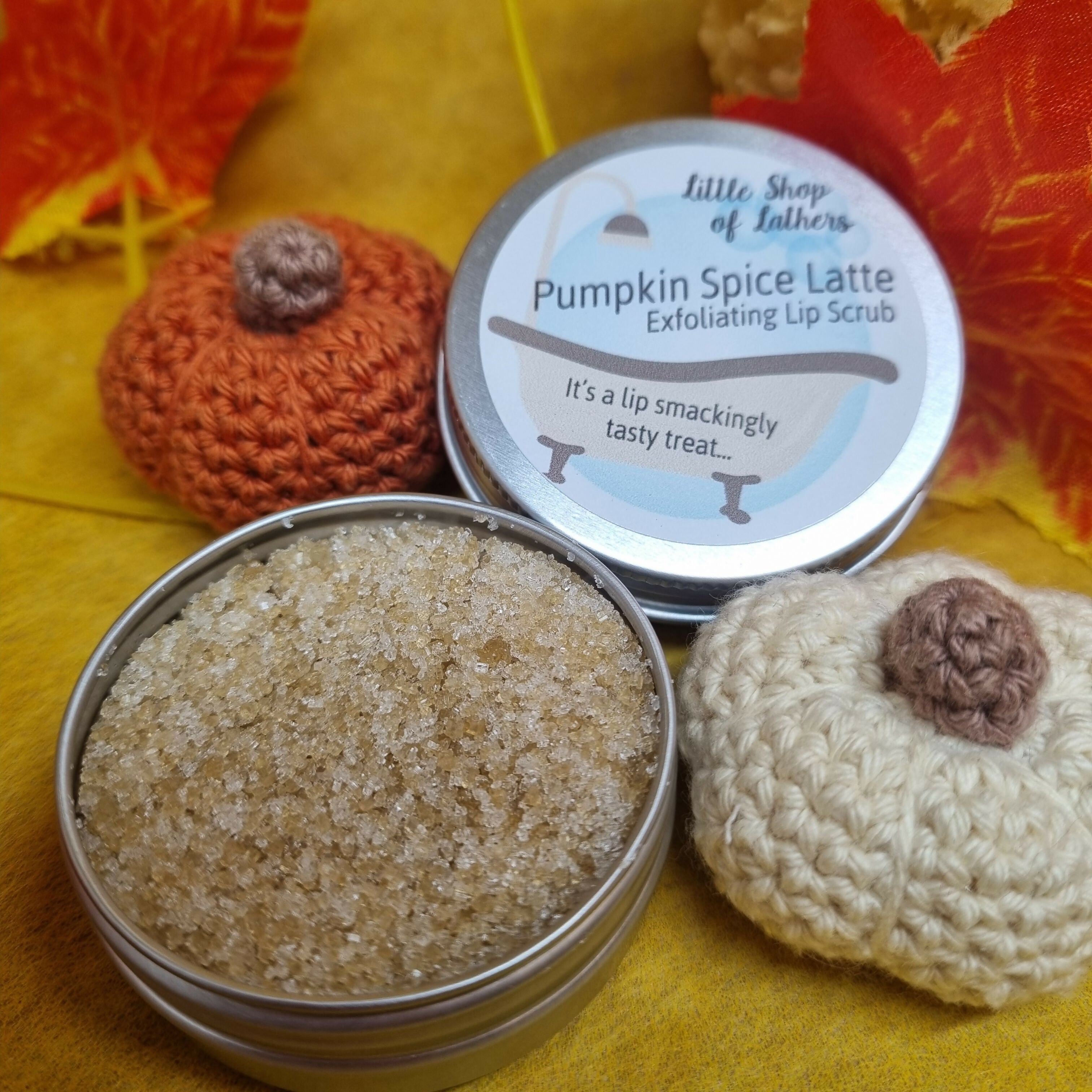 Pumpkin Spice Latte Exfoliating Lip Scrub
