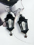 Handmade Gothic Lantern Resin Earrings