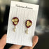 Crystal Embroidery Earrings with charm (Balloon)