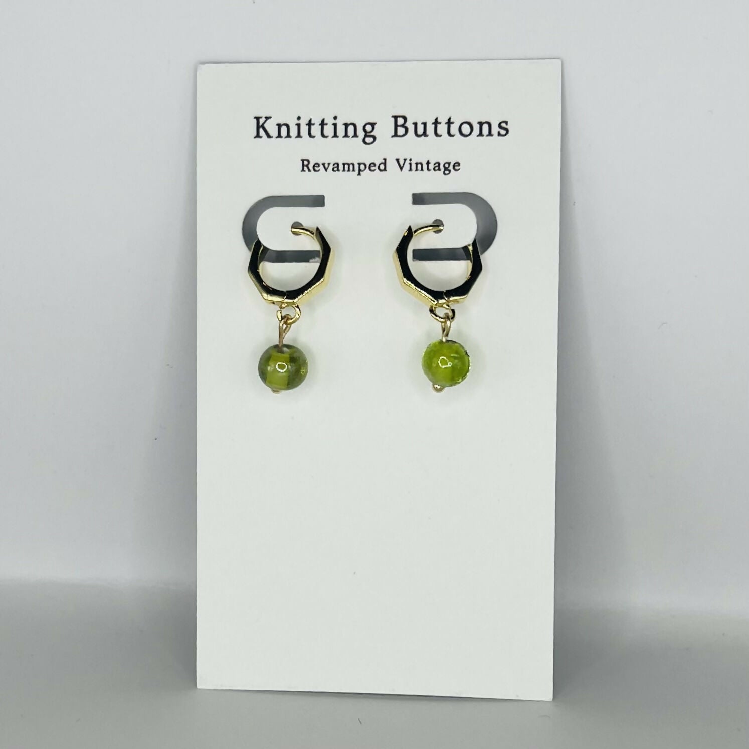 Revamped Vintage Earrings - Huggie Hoop