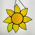 Stained Glass Sunflower Suncatcher