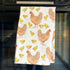 mother hen and chicks tea towel 15