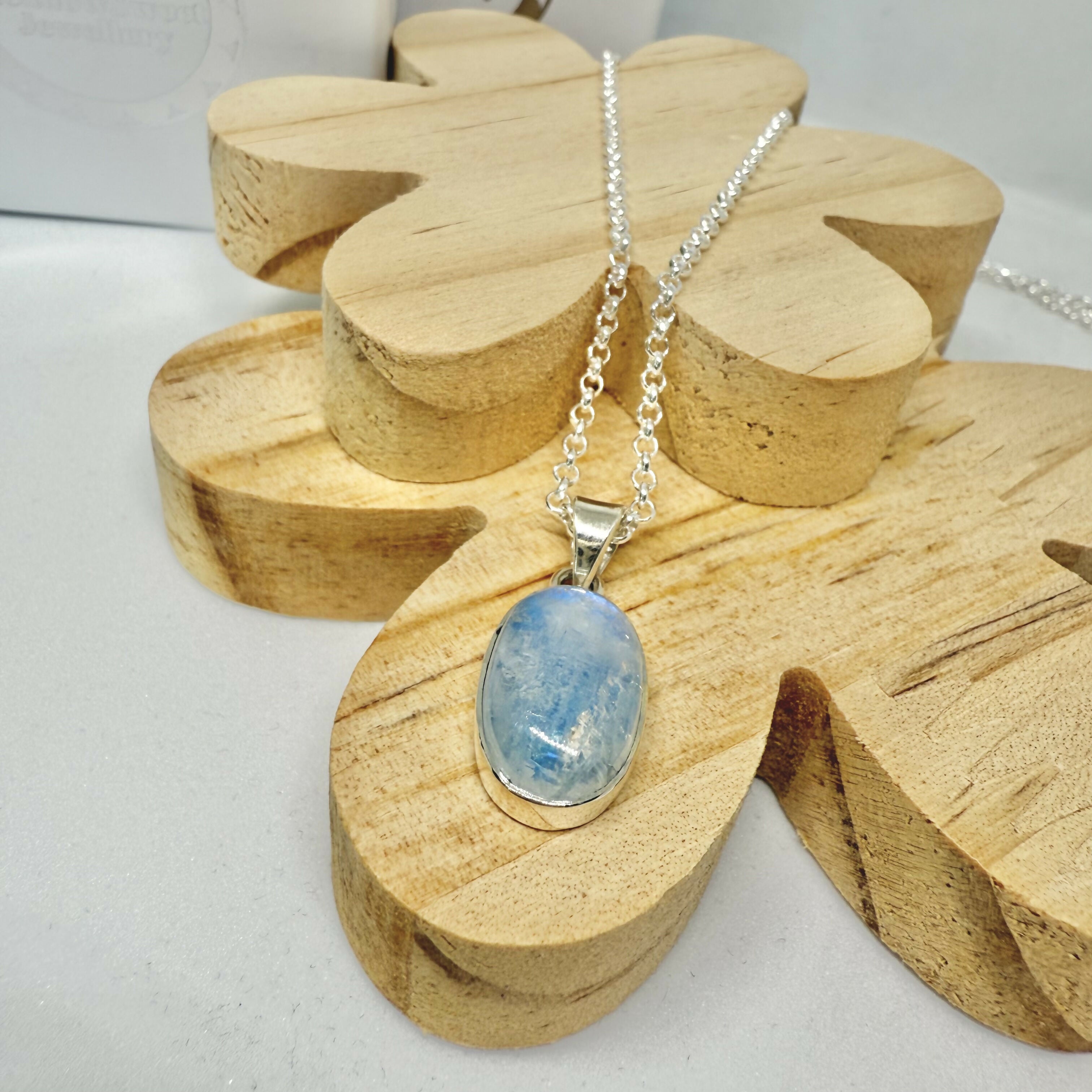 BLUE MOONSTONE NECKLACE