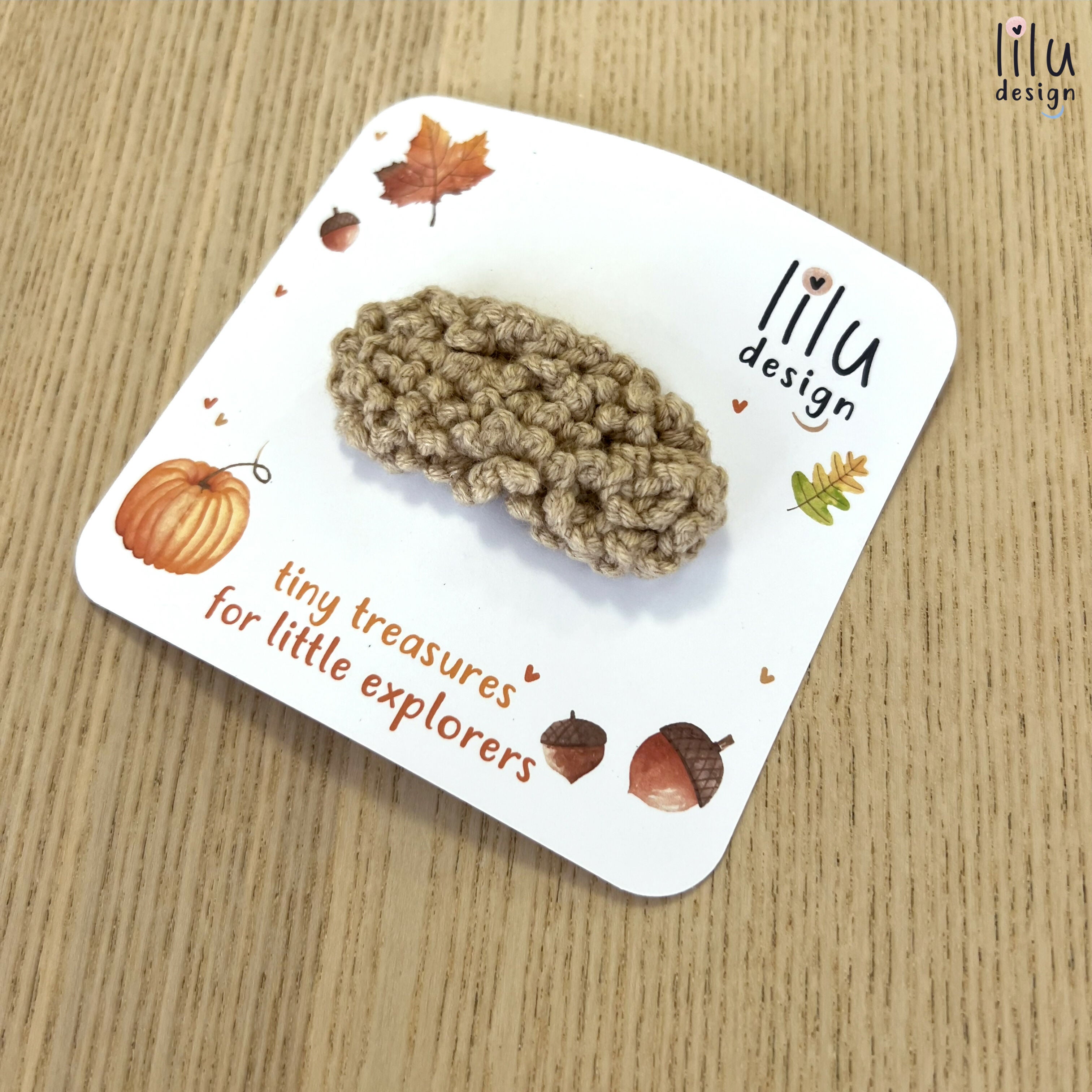 Crochet Hair Clip - Fluffy