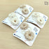 Crochet Hair Clip Set - 2 Fluffy Flower
