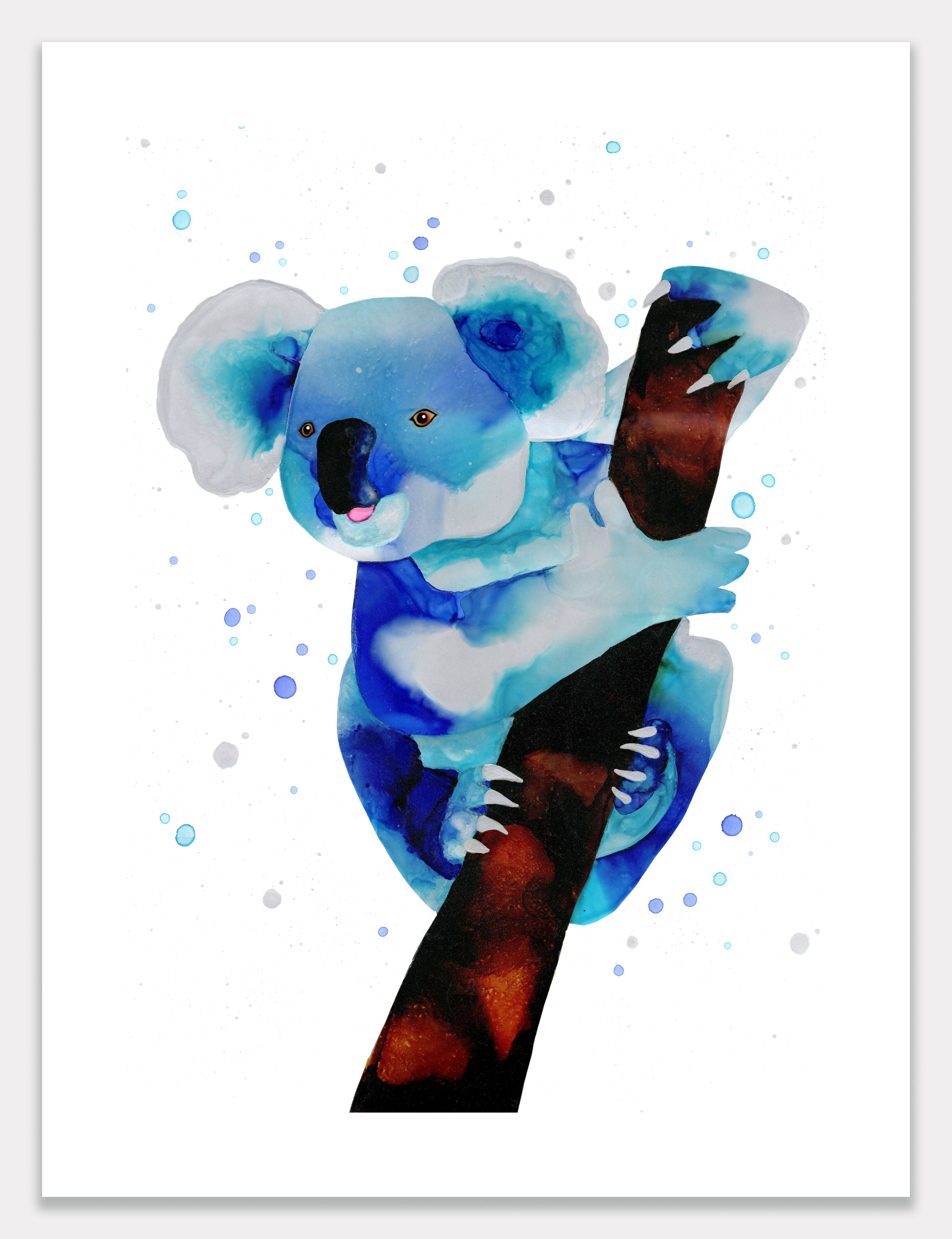 Koala (Gray) Print