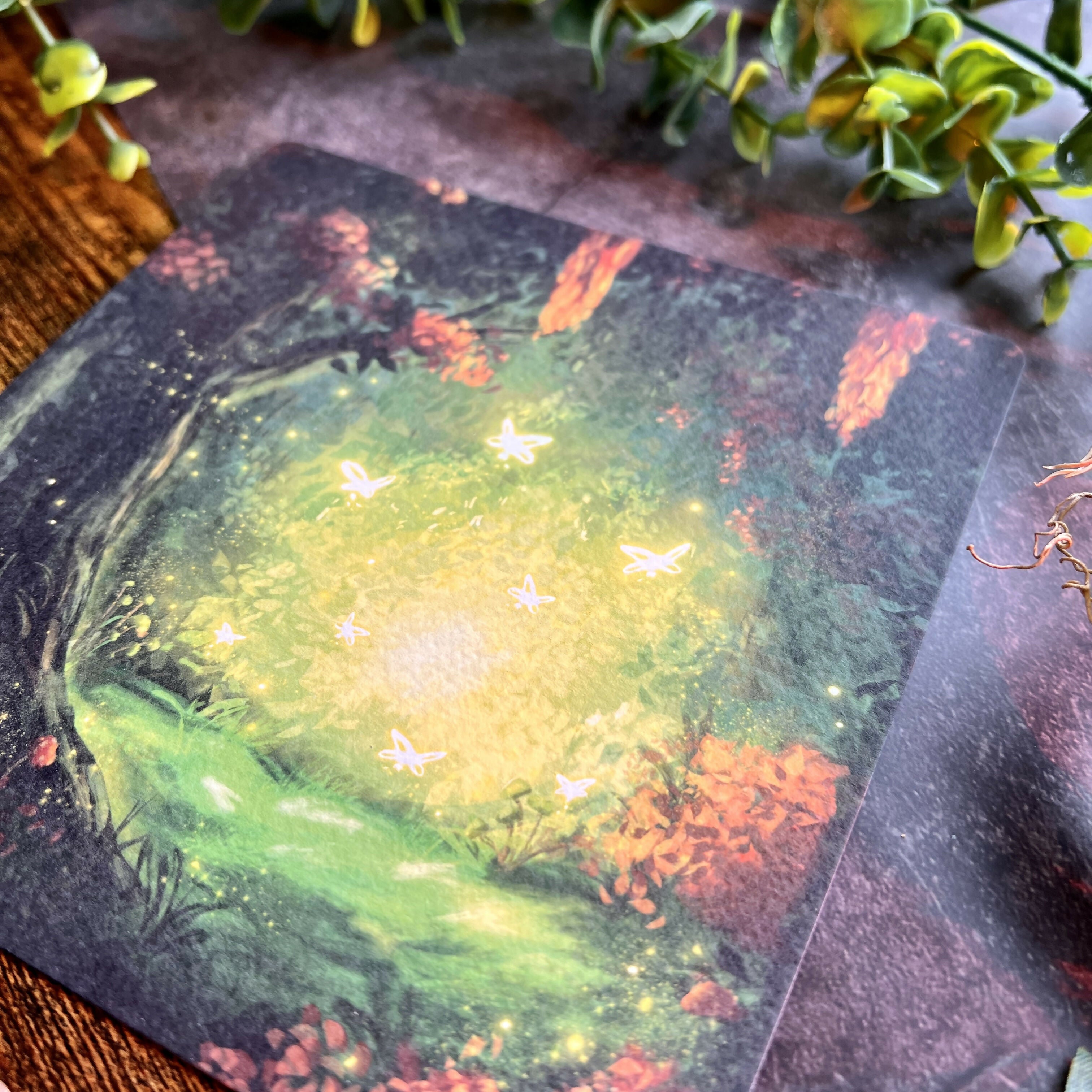 Forest Art Print Postcard | Magical Woodland | Art & Soul