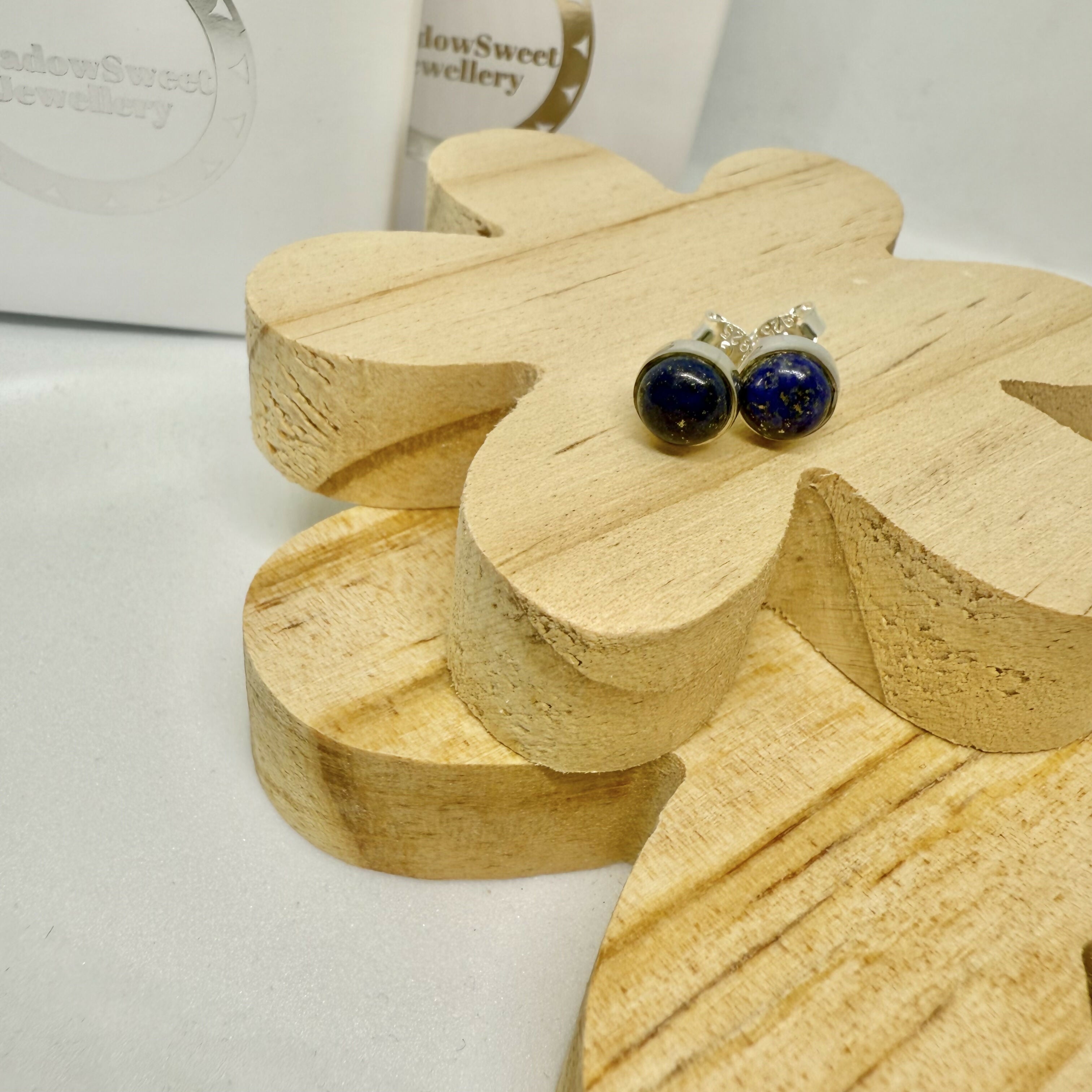 LAPIS LAZULI STUD EARRINGS