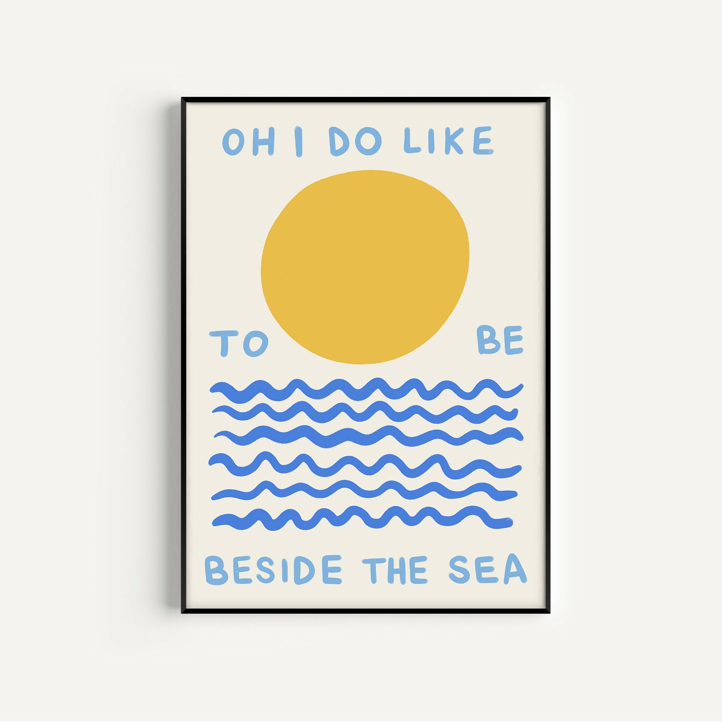 Beside the Sea Print