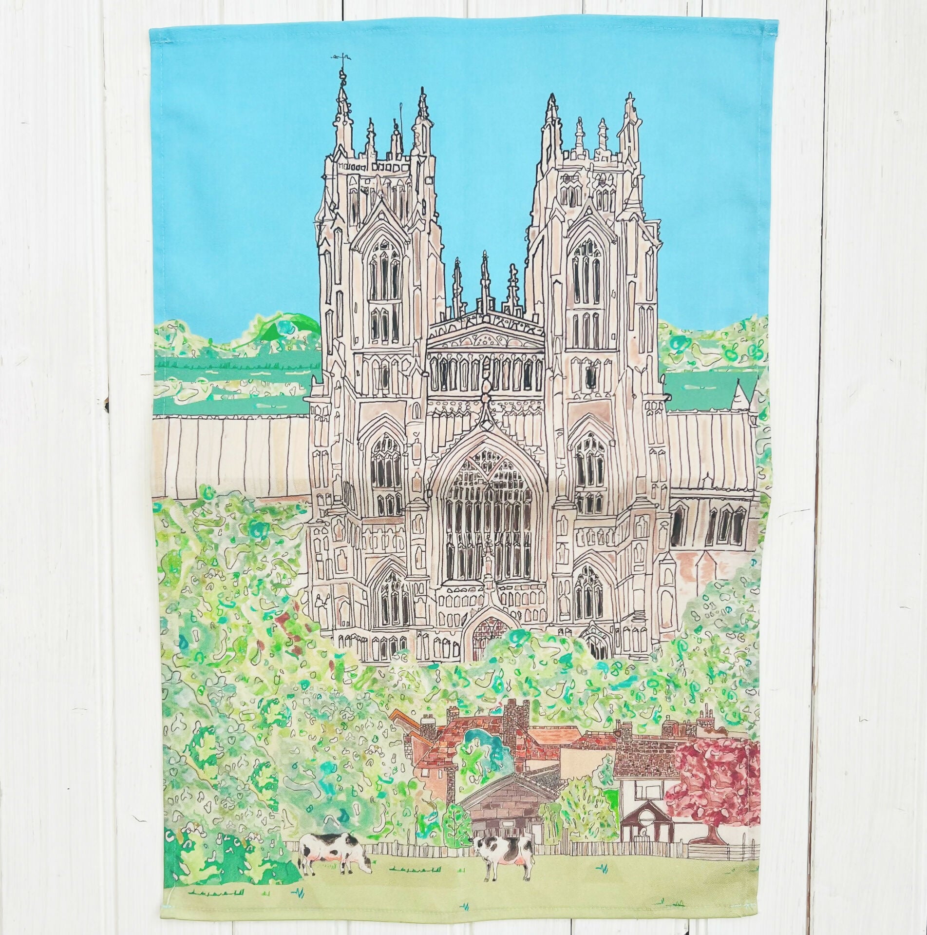 beverely minster tea towel