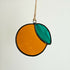 Orange Stained Glass Suncatcher