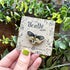 Death Moth Wooden Pin