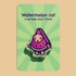 Acrylic Pin Badge - Watermelon Cat