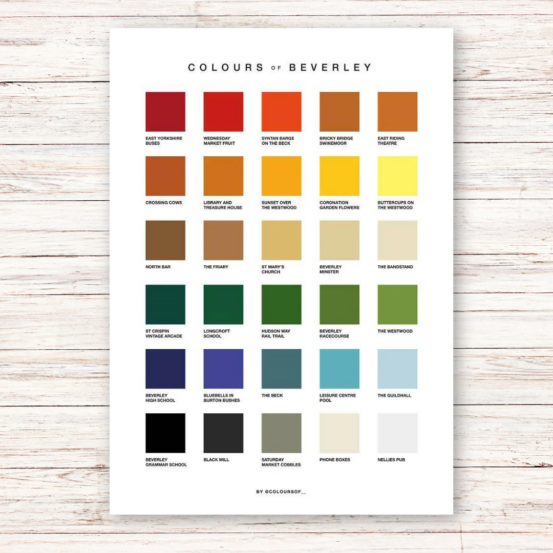 Colours Of Beverley Print