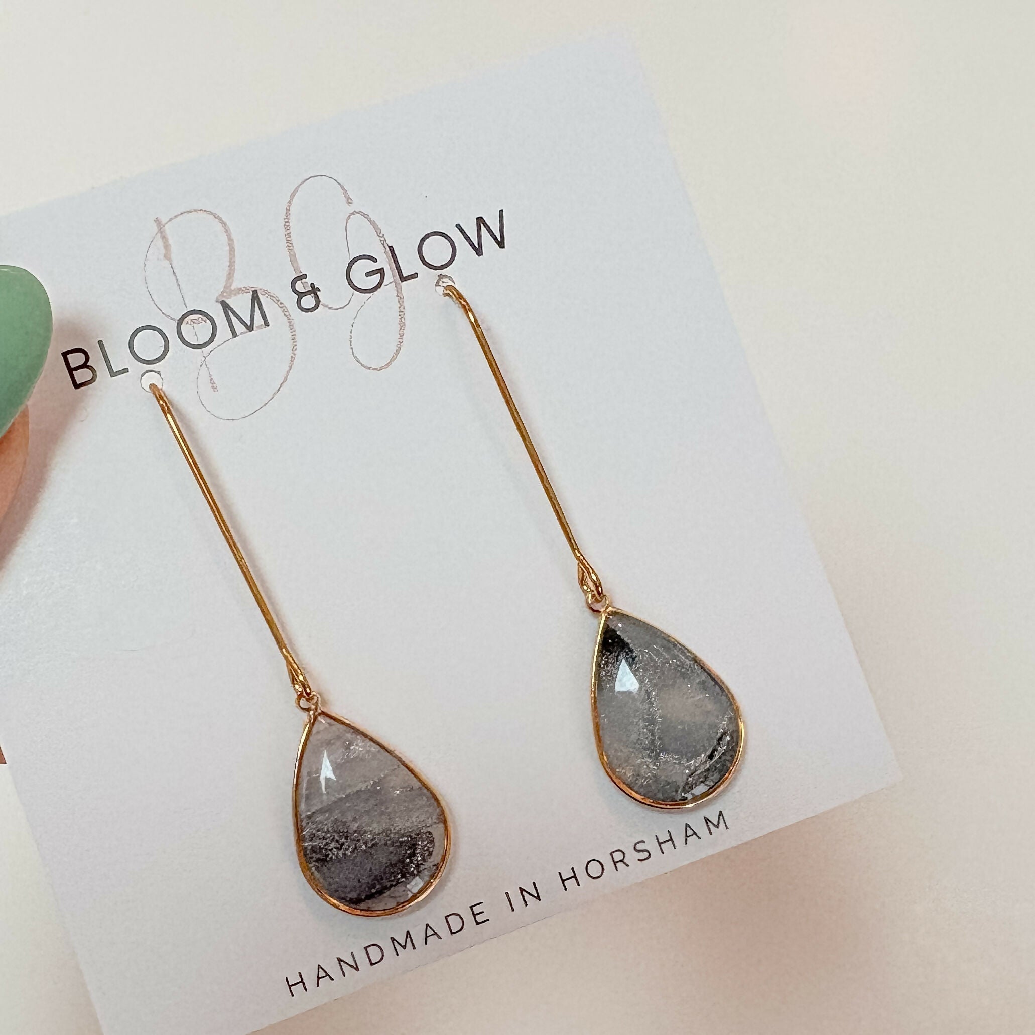 Long Teardrop Earrings