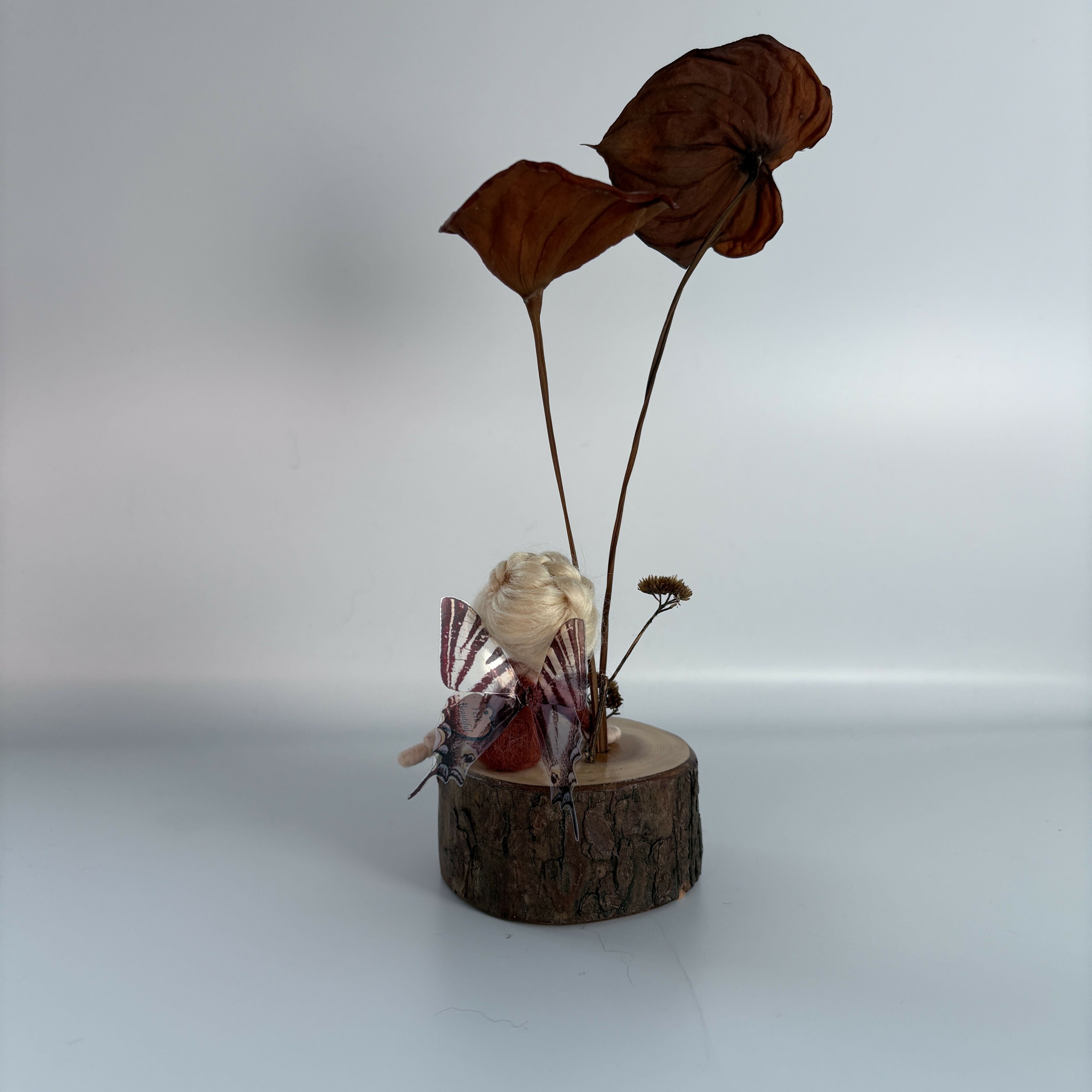 Autumnal Dried Flower Piece