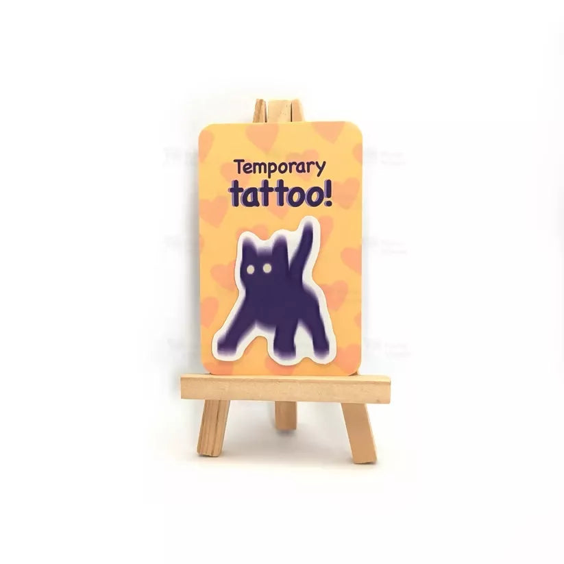 Temporary Tattoos - Cat Themed - Sold Individually