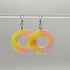 FUN HOOP RESIN EARRINGS