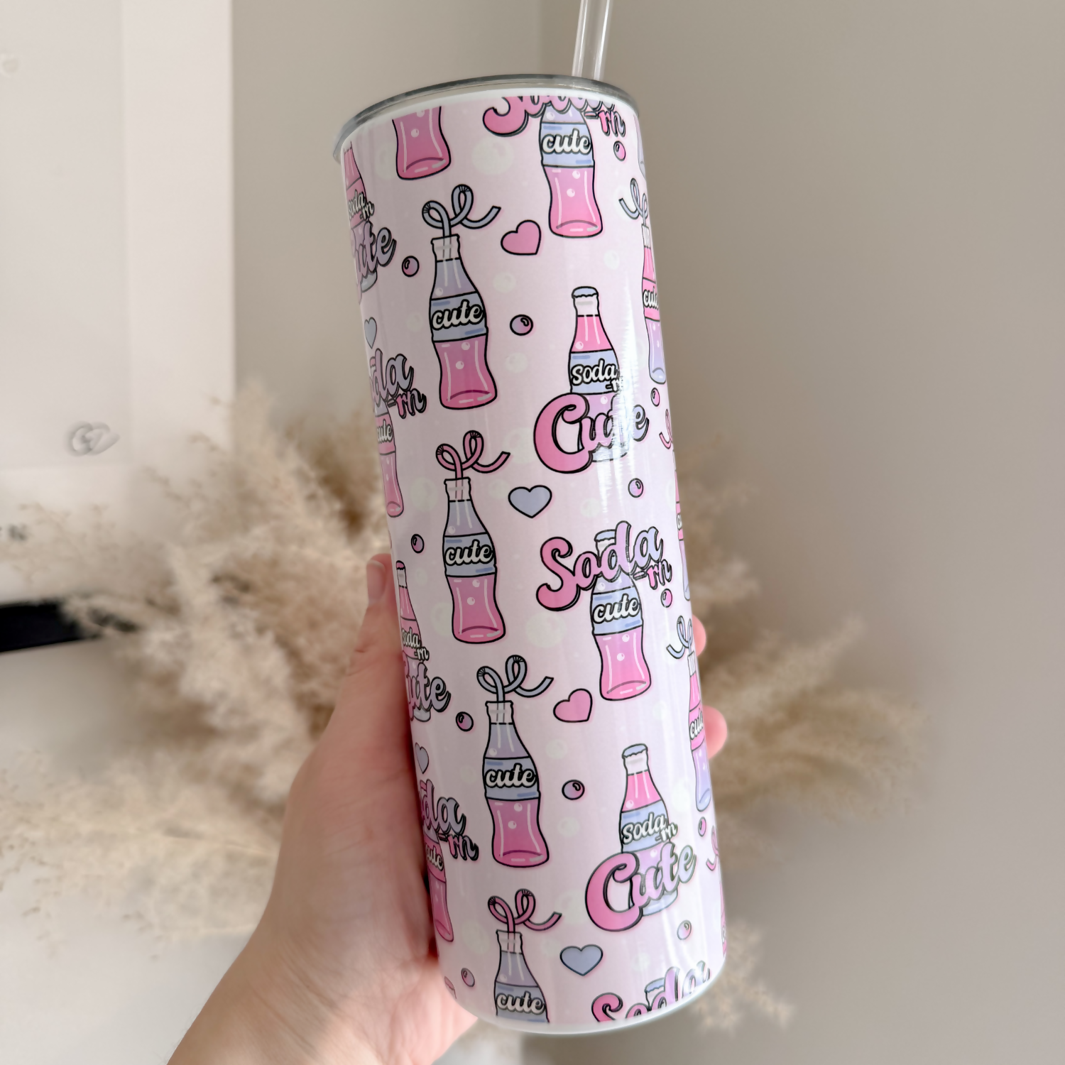 Soda'rn Cute 20oz Stainless Steel Tumbler