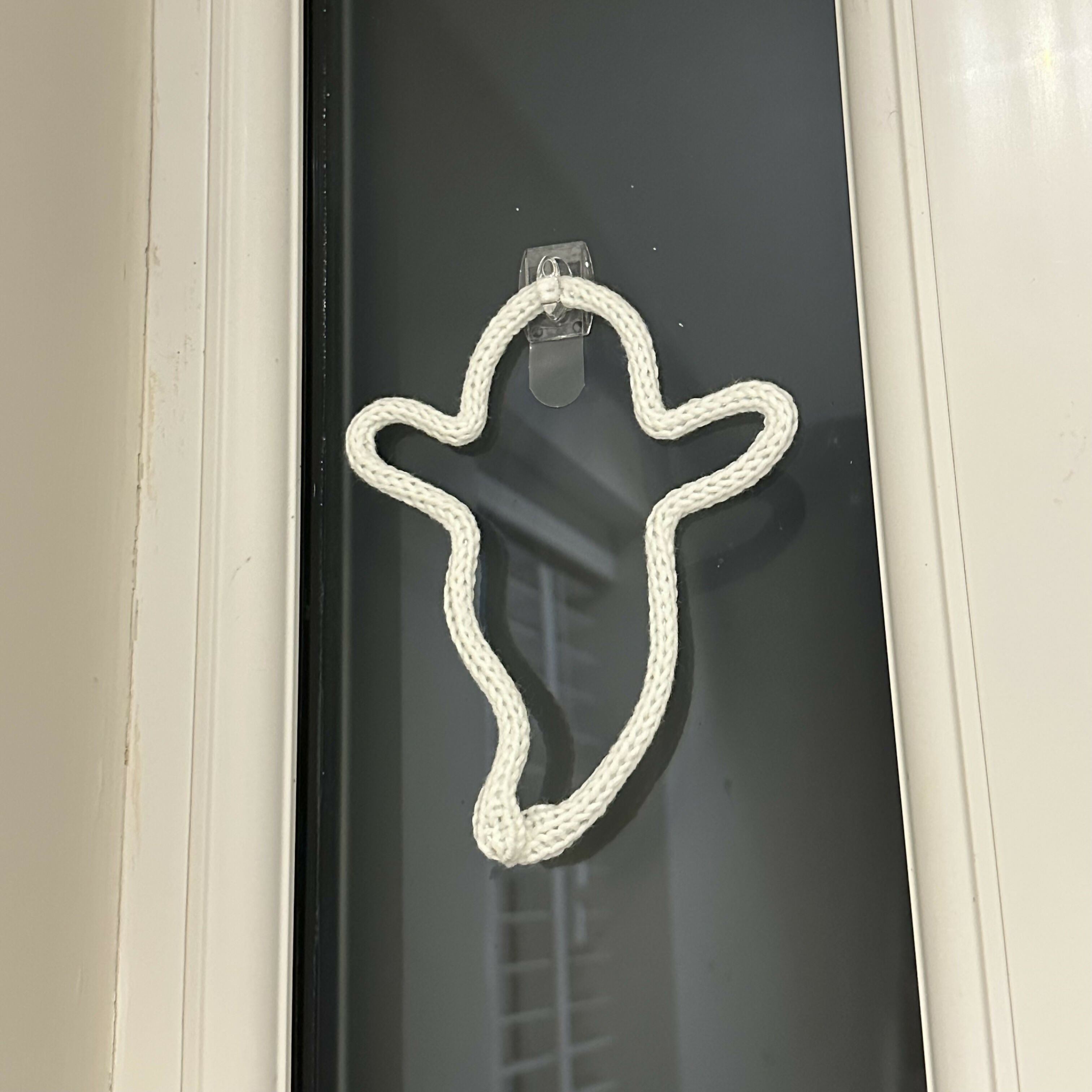 Glow  In The Dark Ghost Wire Decoration