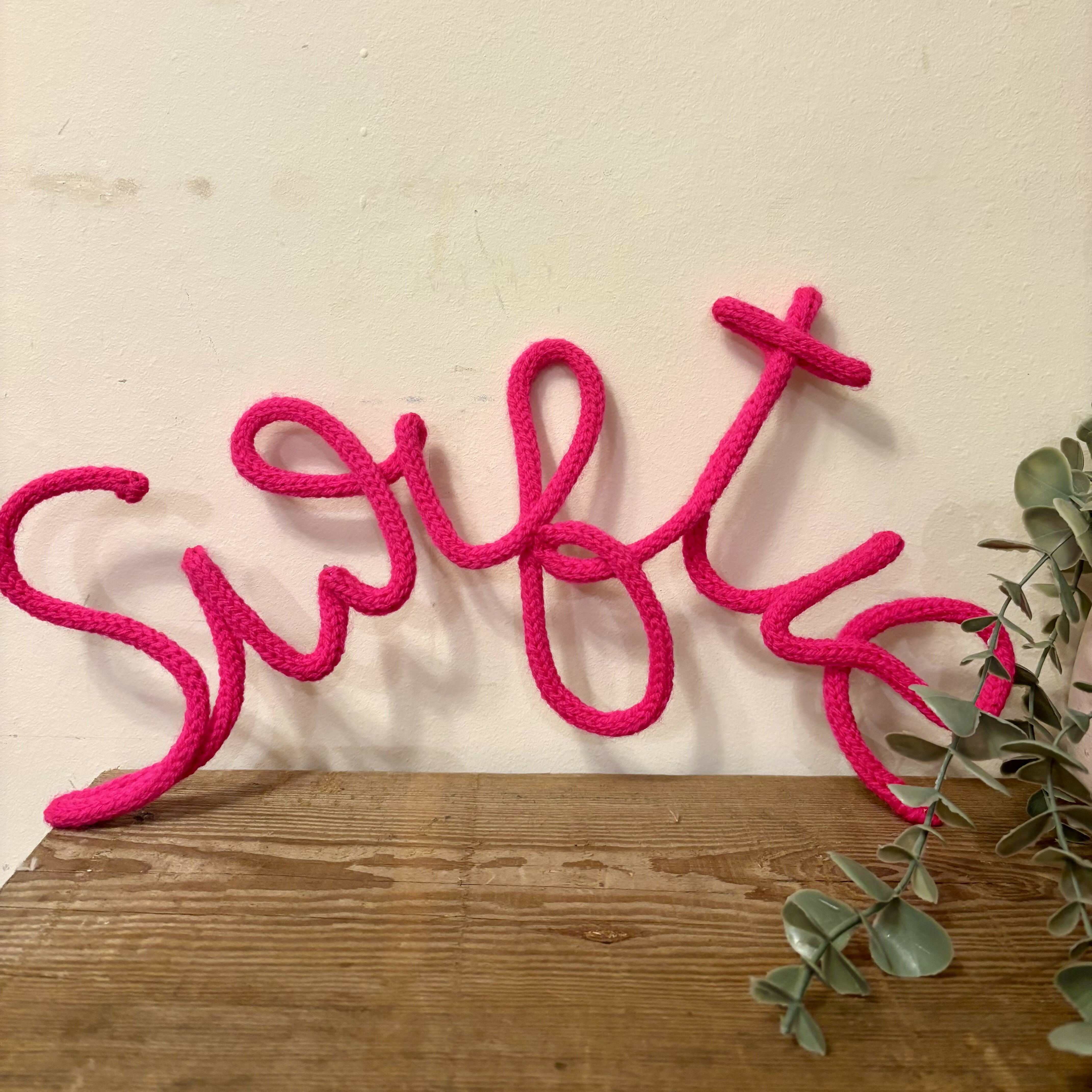 Swiftie Wire Word Decoration
