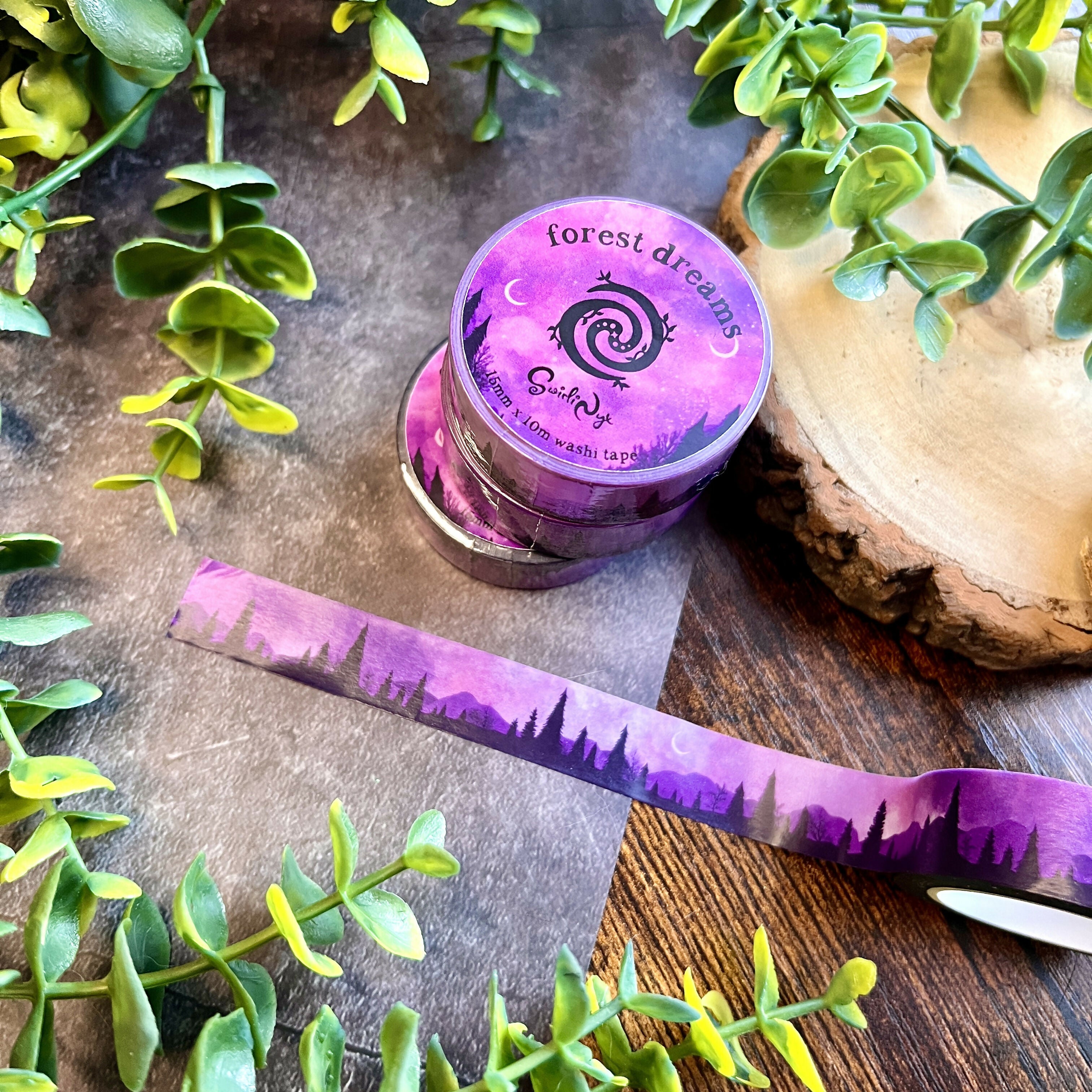 Forest Dreams Washi Tape | Tree Silhouette | Art & Soul