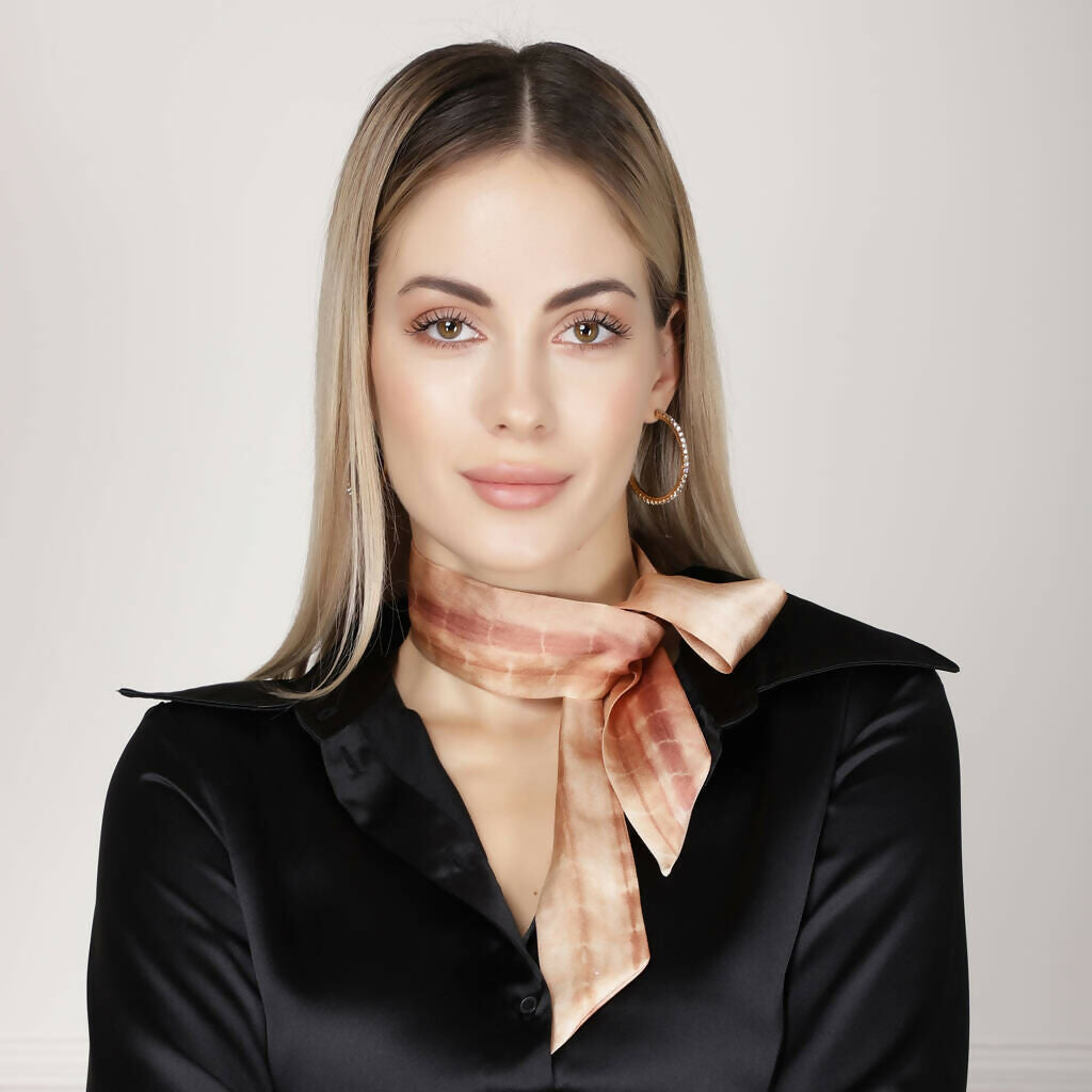 Silk Skinny Scarf | Elegant Accessories | Art & Soul