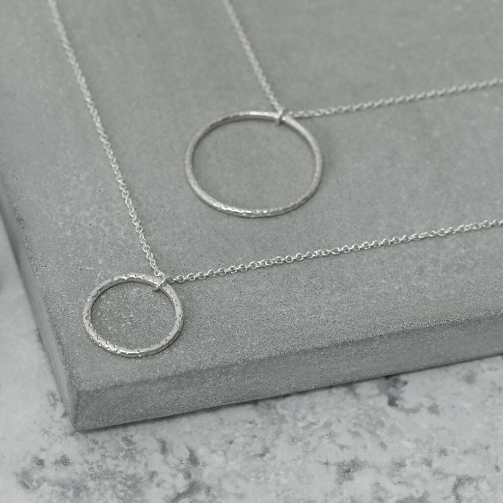 Circle-Silver-Jewellery-Handmade-pendant